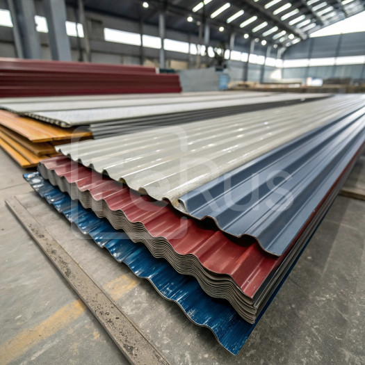 Профнастил R-20 полимерный 0,7х1150х4000 мм RAL 9002 светло-серый