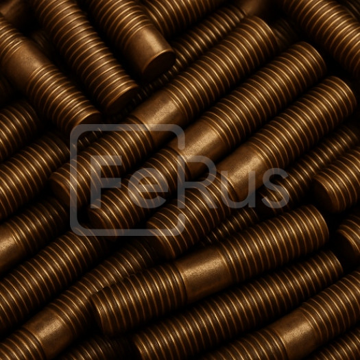 Шпилька бронзовая М36 шаг резьбы 3 мм БрАМц9-2 ГОСТ 1759.0-87